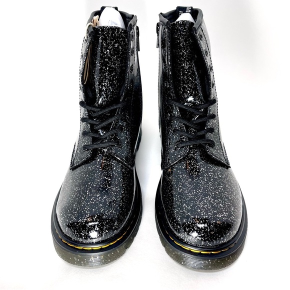 NIB Dr. Martens Youth 1460 Cosmic Glitter Lace Up Boots Size 6 - Picture 2 of 7